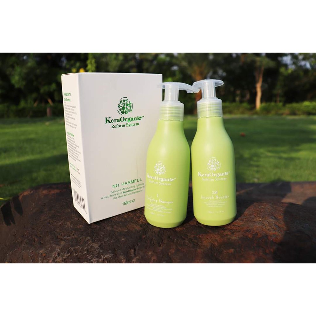 CẶP GỘI XẢ KERA_ORGANIC NO3&4 150ML CHÍNH HÃNG NHẬP Canada