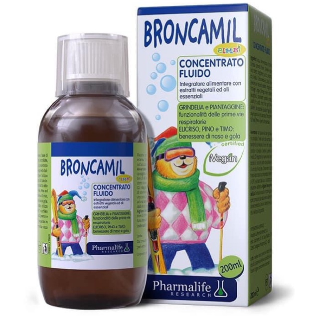 BRONCAMIL Fitobimbi- Giảm ho đờm cho trẻ từ sơ sinh