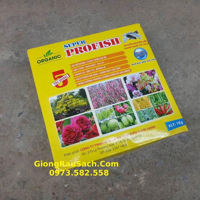 Phân Đạm Cá Dạng Viên Super ProFish NHẬP KHẨU MỸ