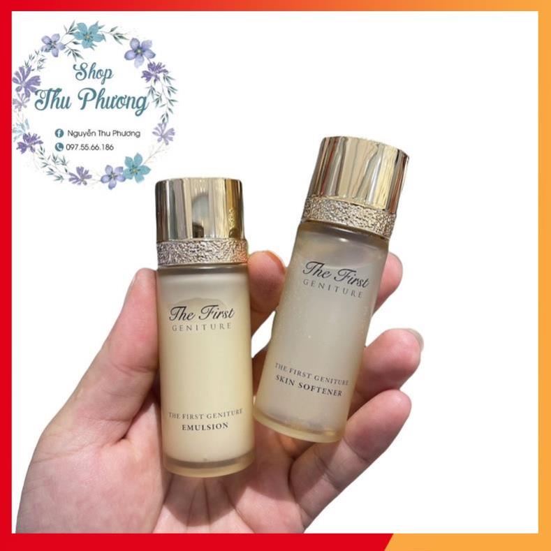 Cặp Nước Hoa Hồng + Sữa Dưỡng Tái Sinh Ohui The First 20ml (tách set)