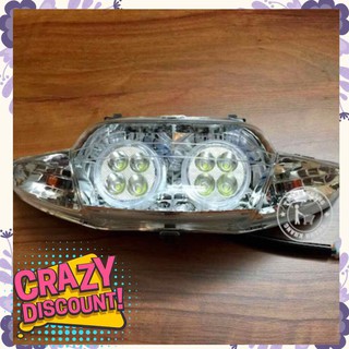 Đèn led Honda wave - pha led wave nhỏ - led wave anpha - led wave 3cd
