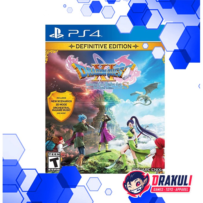 Mô Hình Đồ Chơi Ps4 Dragon Quest Xi: Echoes Of An Elusive Age S Definitive Phiên Bản Region 3