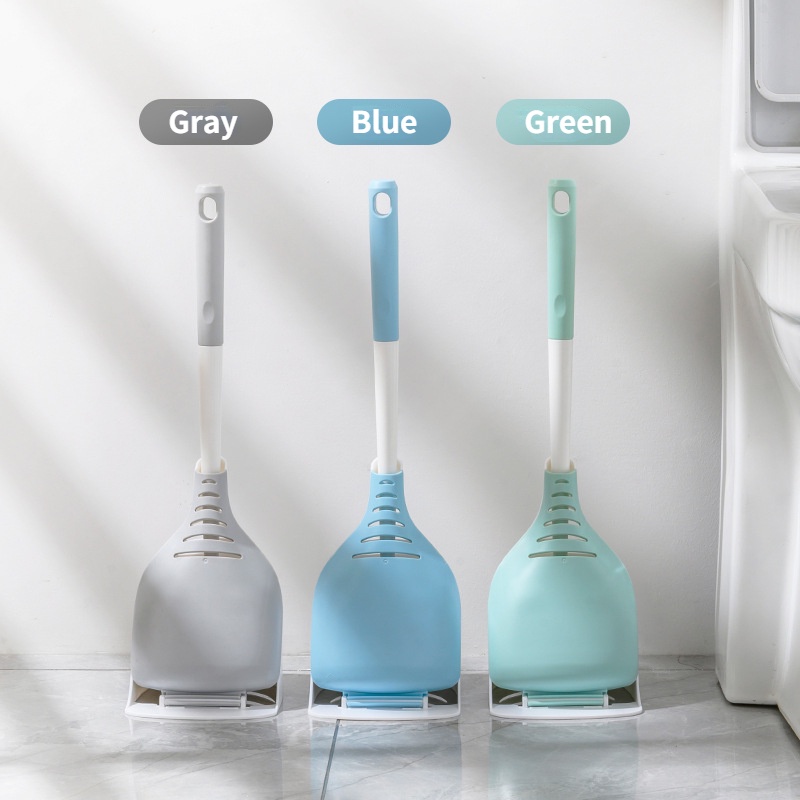 Bộ Bàn Chải Vệ Sinh Toilet Cán Dài Bằng Nhựa Tiện Dụng