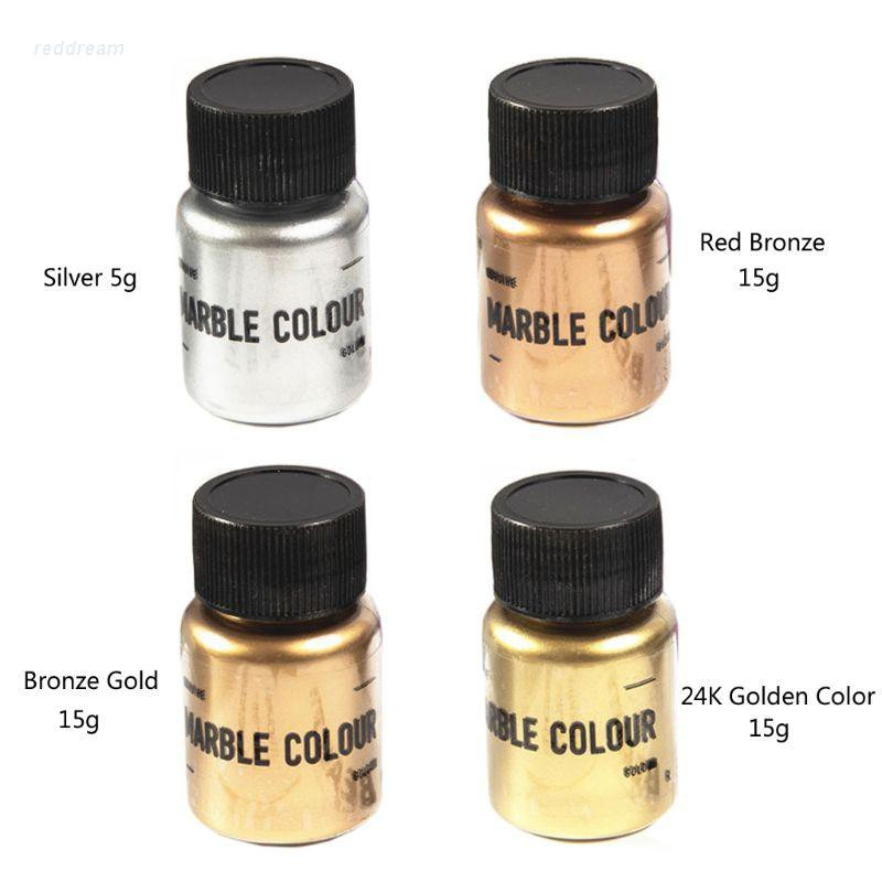 Bình màu kim loại hiệu ứng tráng gương 15g trang trí epoxy resin