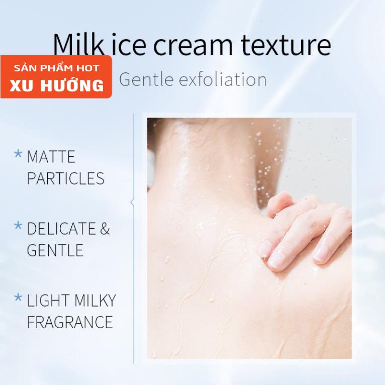 Gel sữa bò tươi tẩy tế bào chết làm sạch da giảm_mụn căng da hiệu quả 100g- Glow Vietnam