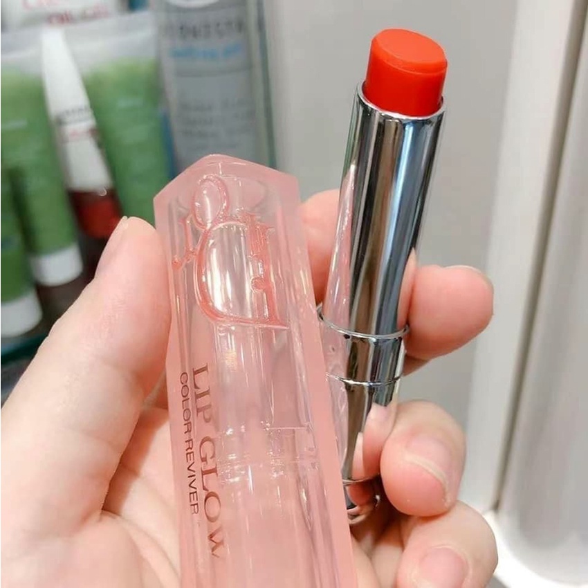 Son Dưỡng Dior 025 Seoul Scarlet,Màu Đỏ Cam,Phiên Bản Chuẩn Á Đông,Dòng Son Chuyên Dưỡng,Dior 025 Cho Màu Sắc Tự Nhiên