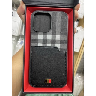 Ốp lưng da cài thẻ Mentor cho iphone 14 pro max,14 max,14 pro,14