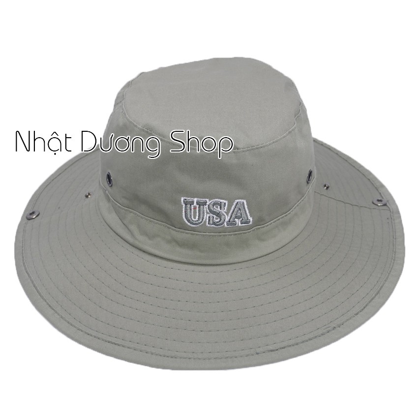 [ Nhiều mẫu ] Mũ tai bèo nam size đầu rộng thoải mái nón tai bèo lính vành to được đóng sò cao cấp kết hợp vải cotton