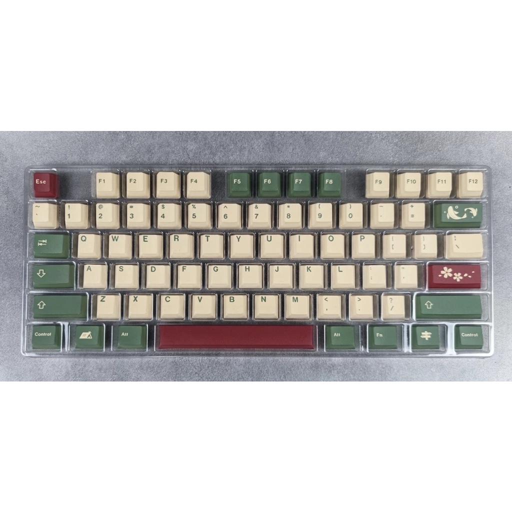 Gói phím cắm trại GMK, 129 phím keycaps Cherry Profile DYE-SUB Cá nhân hóa GMK Keycaps cho Bàn phím cơ / Bàn phím cơ chơi game