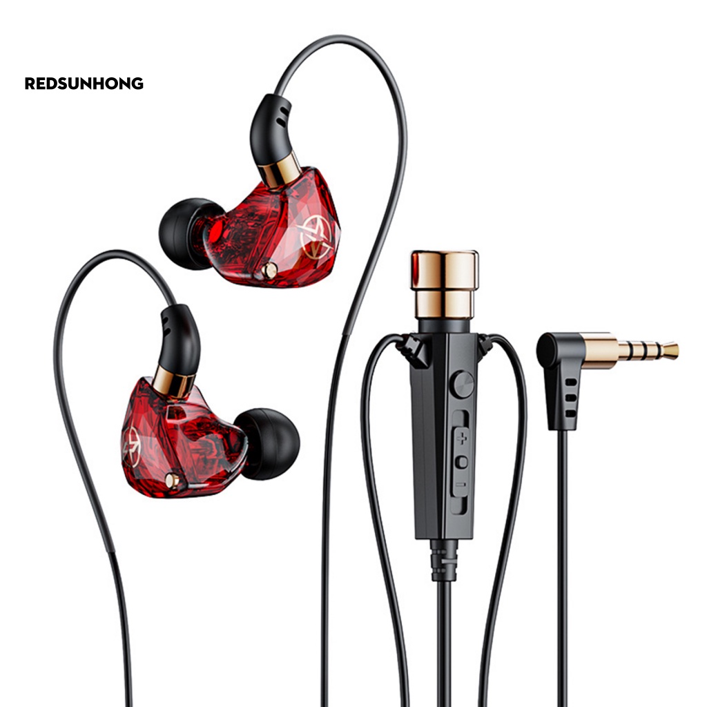 Tai Nghe Thể Thao Nhét Tai Giắc Cắm 3.5mm Giảm Tiếng Ồn