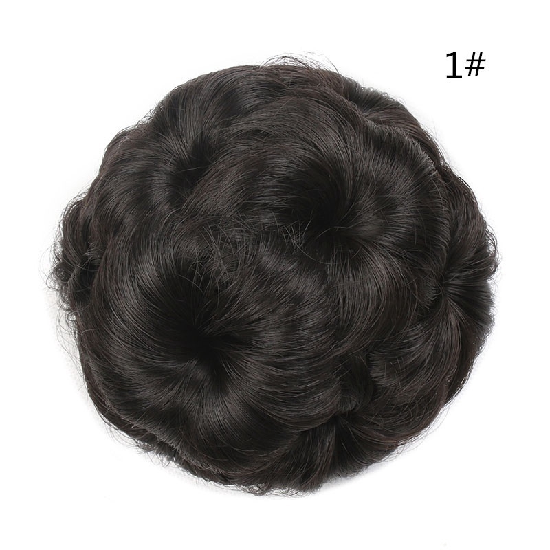 ❤️ ❤️ ❤️ Curly Hair Bride Makeup Hair Bun Flowers Chignon Claw In Ponytail Hair Extension