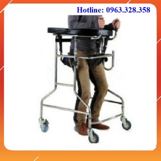 Khung tập đi cho bệnh nhân tai biến,  tập đi cho người bại liệt, người già, người tập sau tai biến