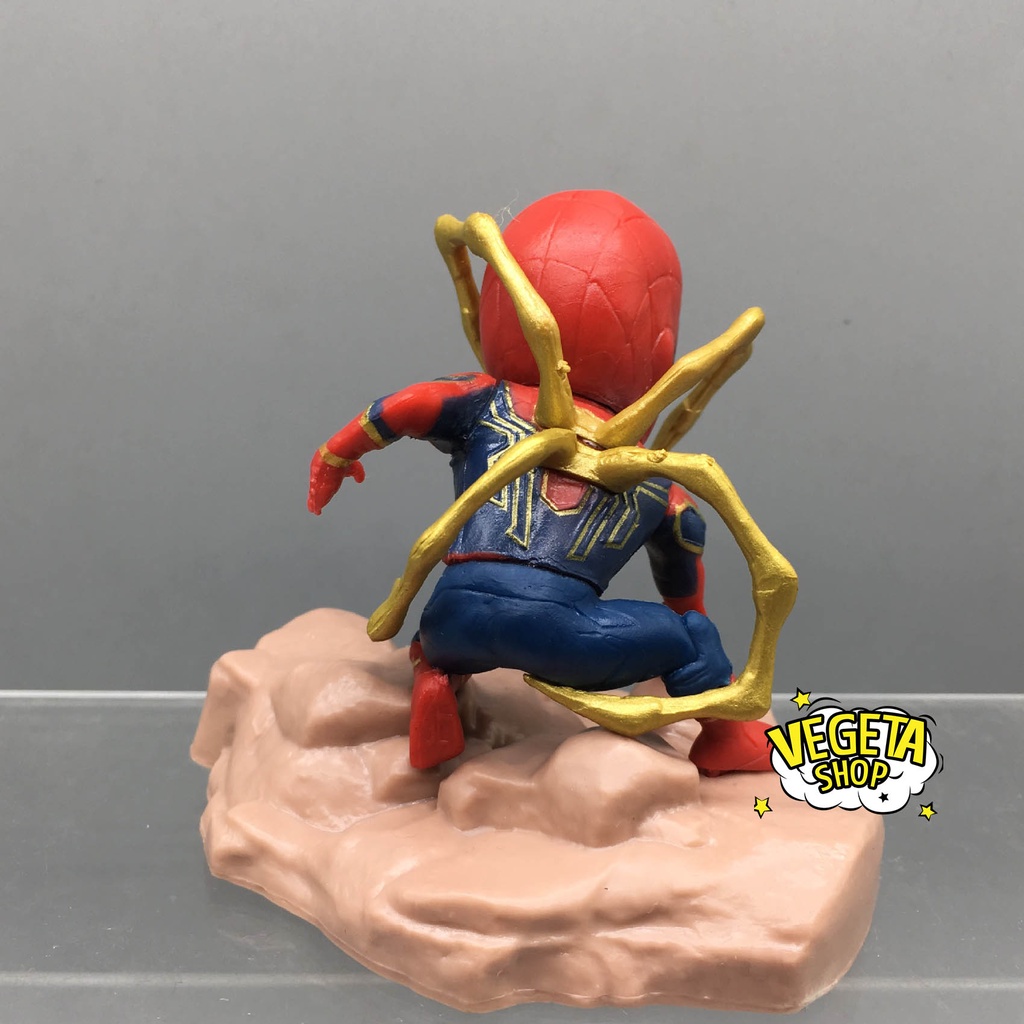 Mô hình Avengers Marvel - Bộ mô hình 4 nhân vật Avengers - Iron Man Spider Man Thanos Doctor Strange - Cao 11cm