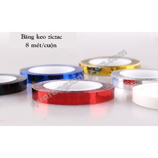 Băng keo Ziczac 8m/1 cuộn
