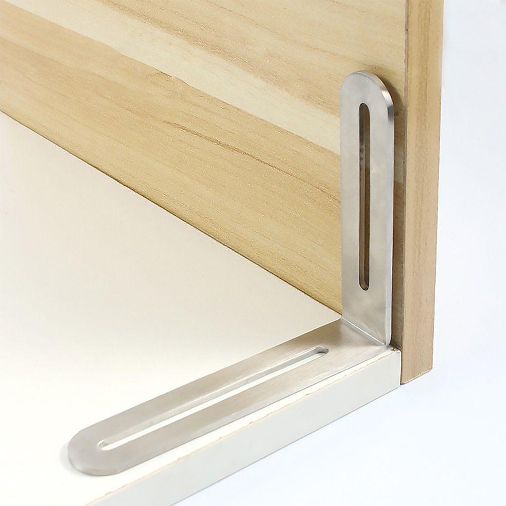 PISTA Phụ Kiện Nội Thất Bằng Thép Không Gỉ 90 Độ Chất Lượng°Đầu Nối Nội Thất Hình Chữ L Chất Lượng Cao