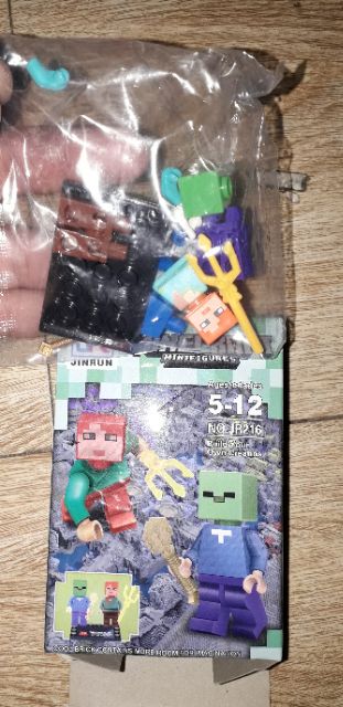 Lắp ráp 1 hộp LegoMineCraff 2 trong 1 JR216