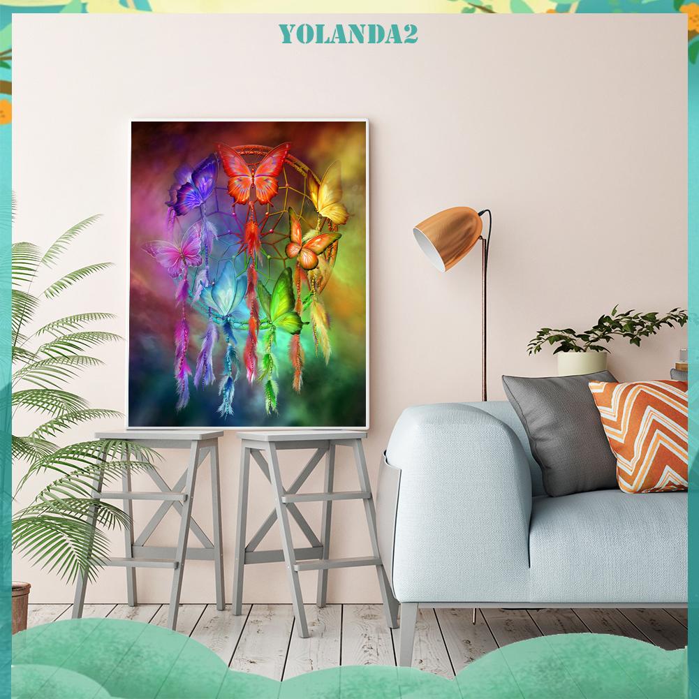 Tranh Thêu Chữ Thập Toàn Bộ 11CT Hình Hoa Chuông Gió