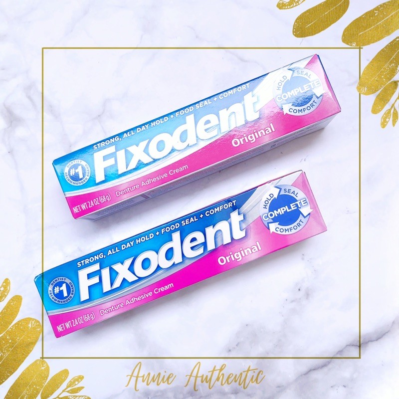 Keo dán răng giả Fixodent Original 68g Mỹ