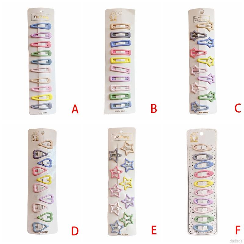 Set 10 kẹp tóc dễ thương cho bé gái