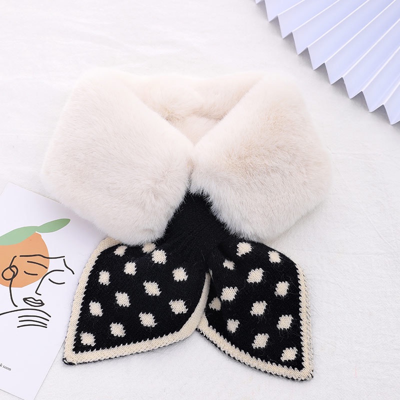 Khăn quàng cổ cho bé gái siêu ấm siêu cute chất liệu mềm mịn túi đựng zip