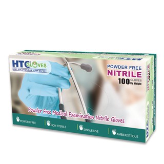 Găng tay Cao Su Nitrile Không Bột