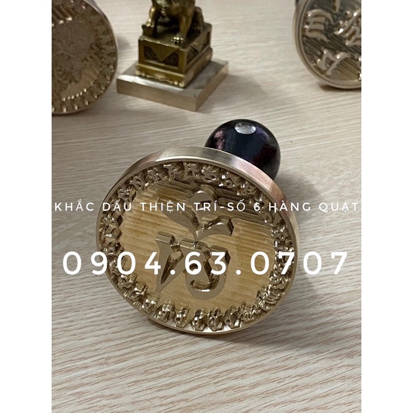 Dấu đồng tam bảo , Ngọc hoàng , tứ phủ , nhà Trần các cỡ 6-10 cm, cán gỗ đen .khắc máy cnc