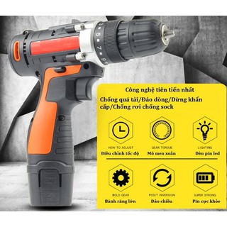 Máy Khoan Cầm Tay Không Dây Đa năng (Kèm Vali + phụ kiện)