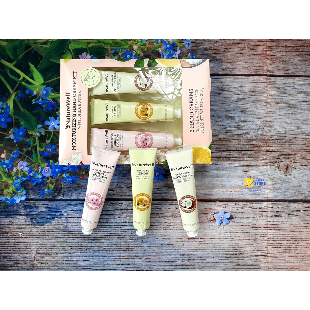 - KEM DƯỠNG DA TAY HIỆU NATUREWELL MOISTURIZING HAND CREAM KIT 113.4GR