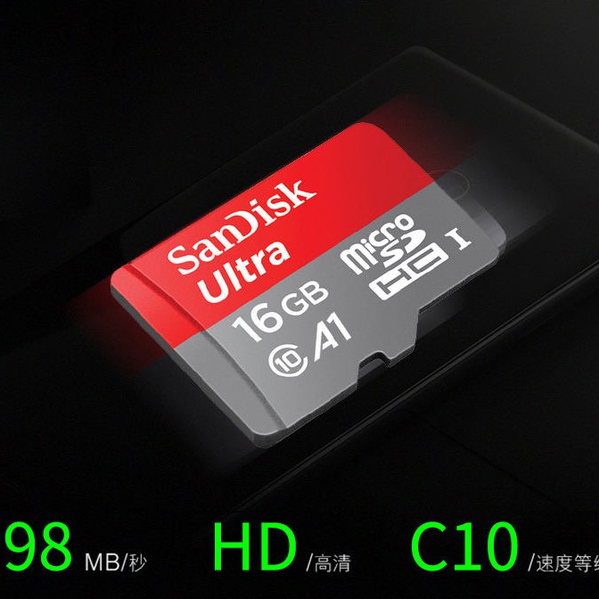 Thẻ Nhớ Sandisk 16gb Màu Đỏ