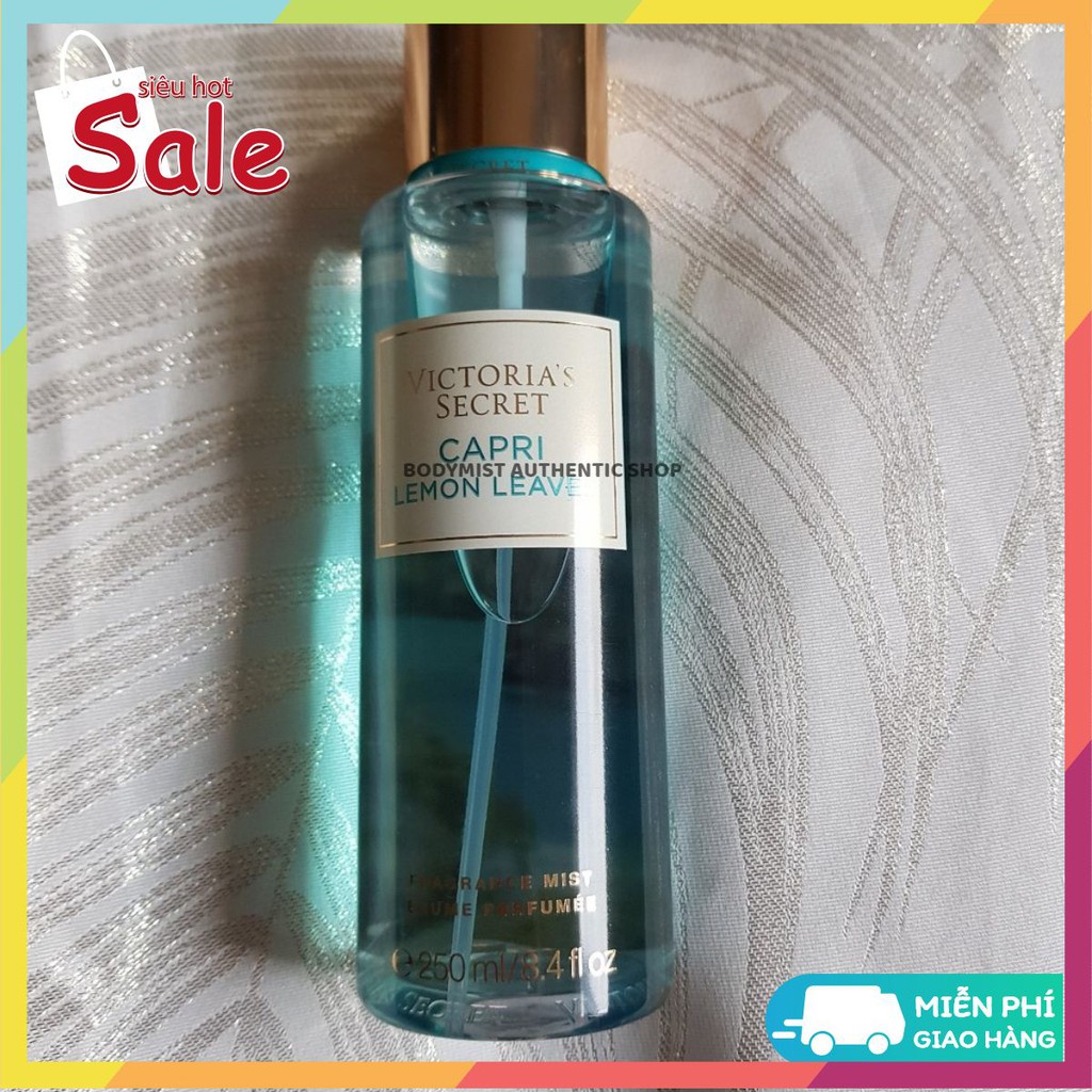 Xịt thơm 𝗩𝗜𝗖𝗧𝗢𝗥𝗜𝗔'𝗦 𝗦𝗘𝗖𝗥𝗘𝗧 Capri Lemon Leaves _ [𝑩𝒐𝒅𝒚𝒎𝒊𝒔𝒕 𝑨𝒖𝒕𝒉𝒆𝒏𝒕𝒊𝒄]