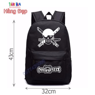 ( GIÁ CỰC SỐC ) cặp luffy one piece, balo Đảo Hải Tặc, hàng đẹp - may 3 lớp