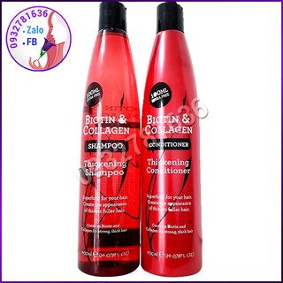 Bộ dầu gội xả biotin& collagen