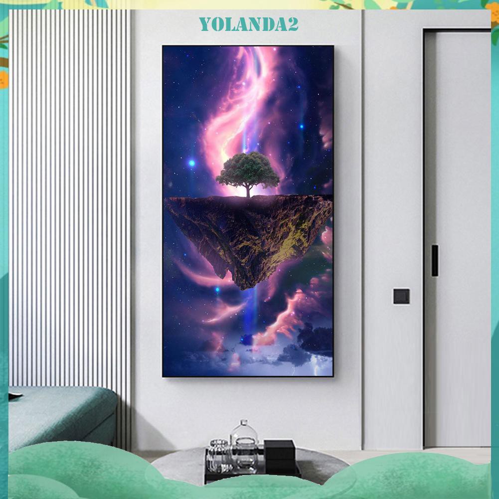 Bộ Dụng Cụ Làm Tranh Đính Đá Cảnh Núi Diy Trang Trí Nội Thất