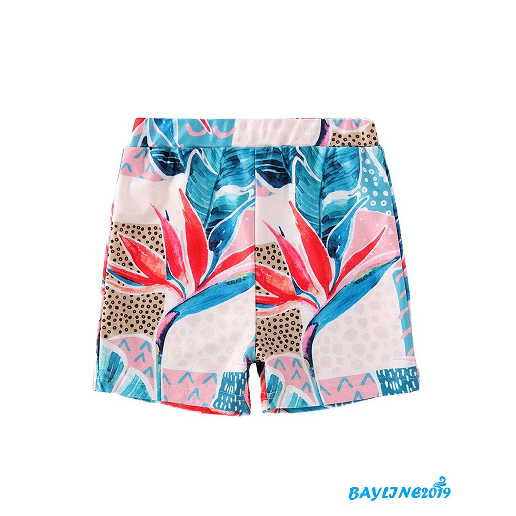 Bộ Đồ Bơi Liền Thân Tay Dài Họa Tiết Hoa Xinh Xắn Cho Bé | BigBuy360 - bigbuy360.vn