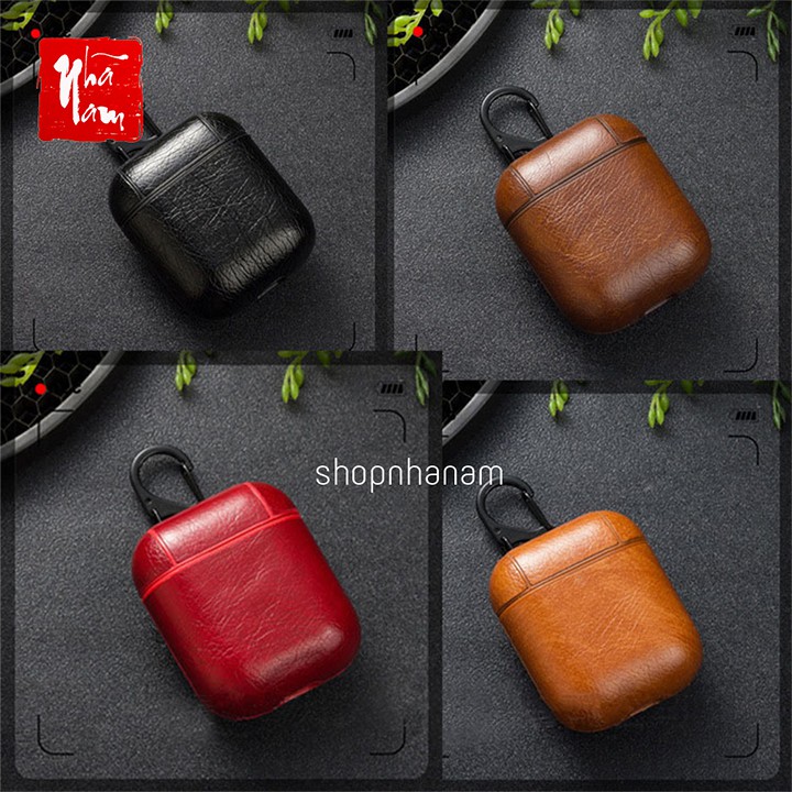 Bao da dành cho tai nghe không dây iphone Apple Airpods | BigBuy360 - bigbuy360.vn