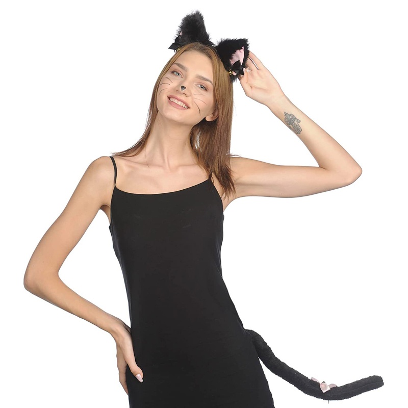 Băng Đô Tai Mèo Hóa Trang Halloween