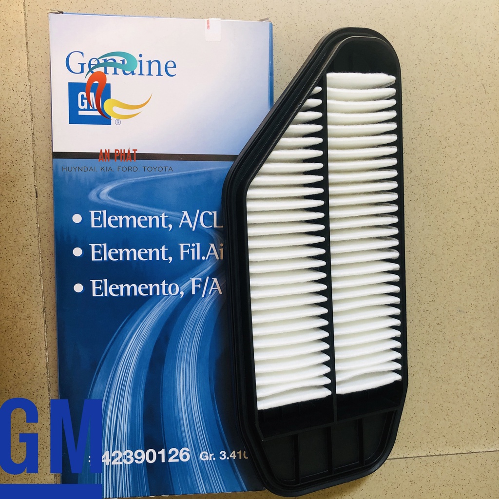 Lọc Gió Động Cơ Chevrolet Spark M300 Chính Hãng 42390126 GM HÀN QUỐC