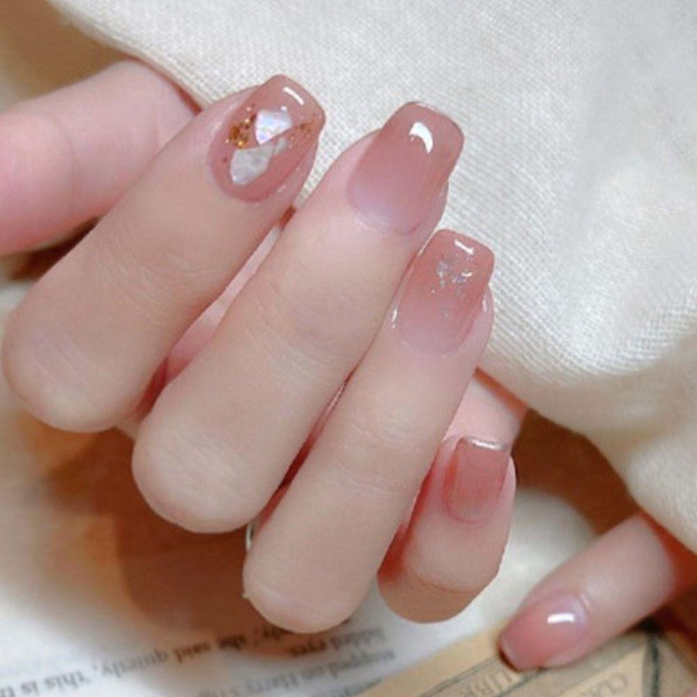 Phụ Kiện Trang Trí Móng Tay Hình Vỏ Sò Lấp Lánh Xinh Xắn DIY