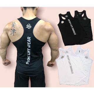 [Giảm giá] áo ba lỗ gym nam STRONG thun lạnh cực chất
