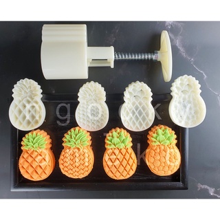 Khuôn lò xo 4 mặt dứa 50 gram