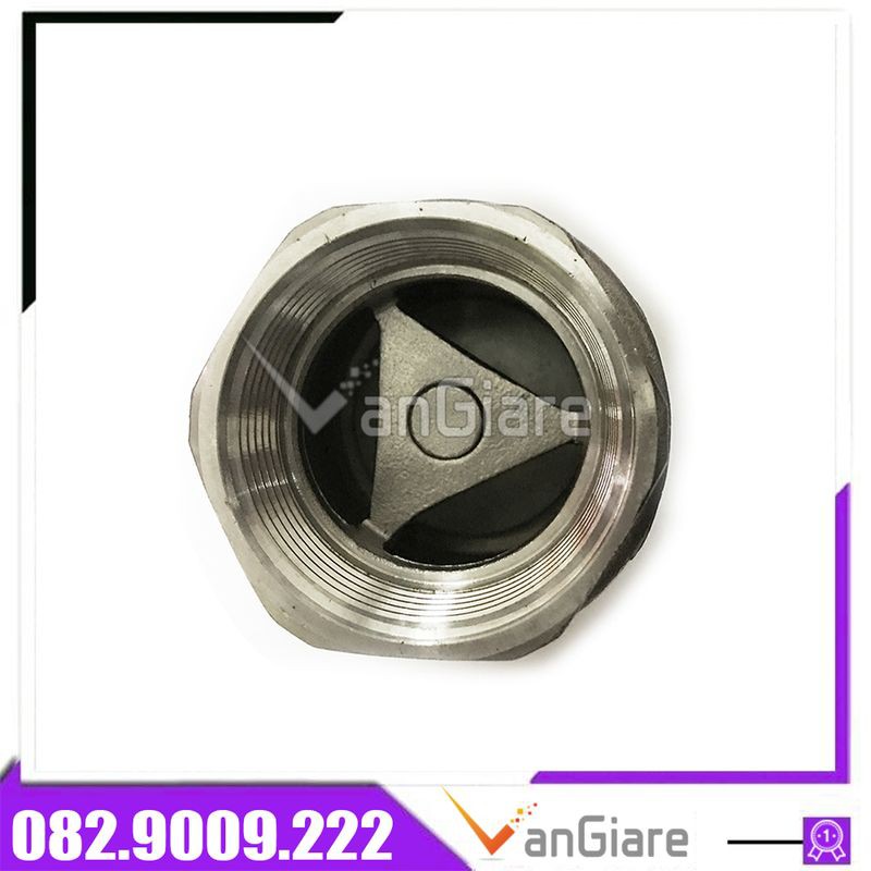 Van 1 chiều lò xo inox Đài Loan, Van nước 1 chiều inox 21 27 34, luppe inox