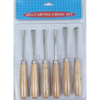 160mm Bộ đục chạm gỗ 6 chi tiết