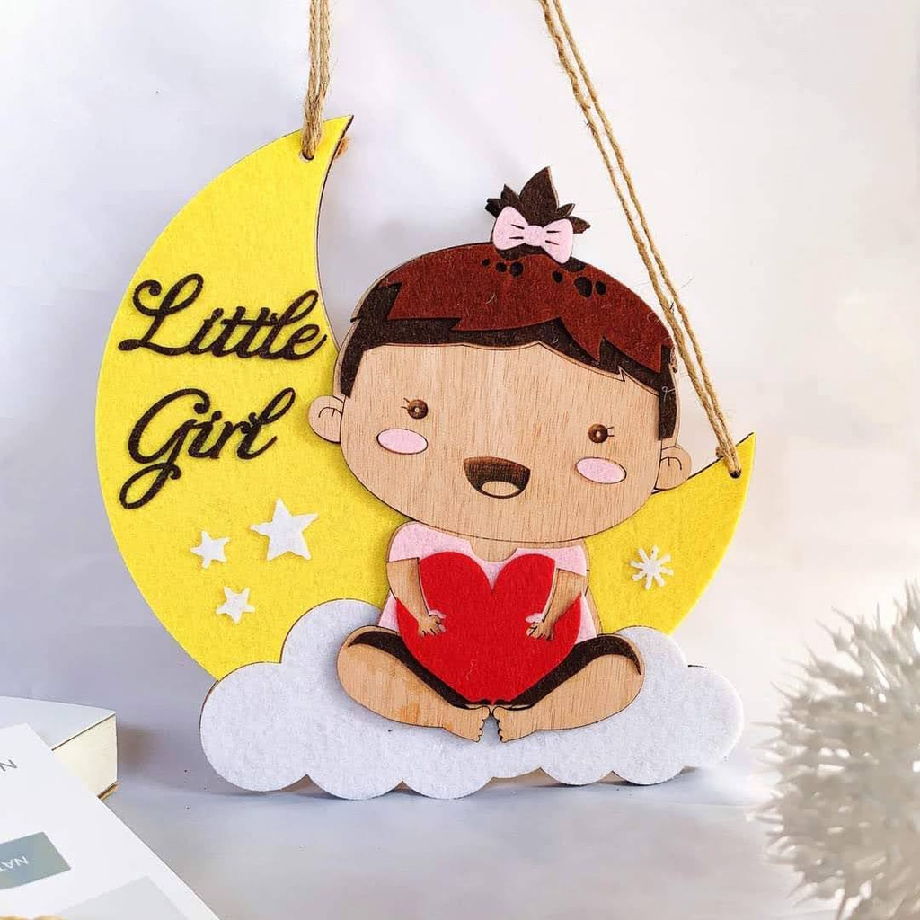 Bảng gỗ decor trang trí, bảng gỗ treo cửa phòng cá nhân, phòng trẻ em, phòng ngủ