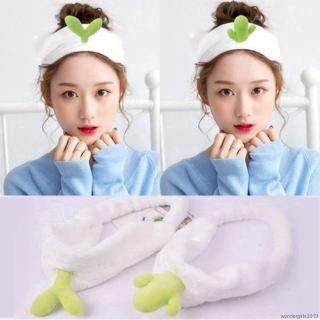 Băng đô vải giúp tránh làm ướt tóc khi rửa mặt tiện dụng