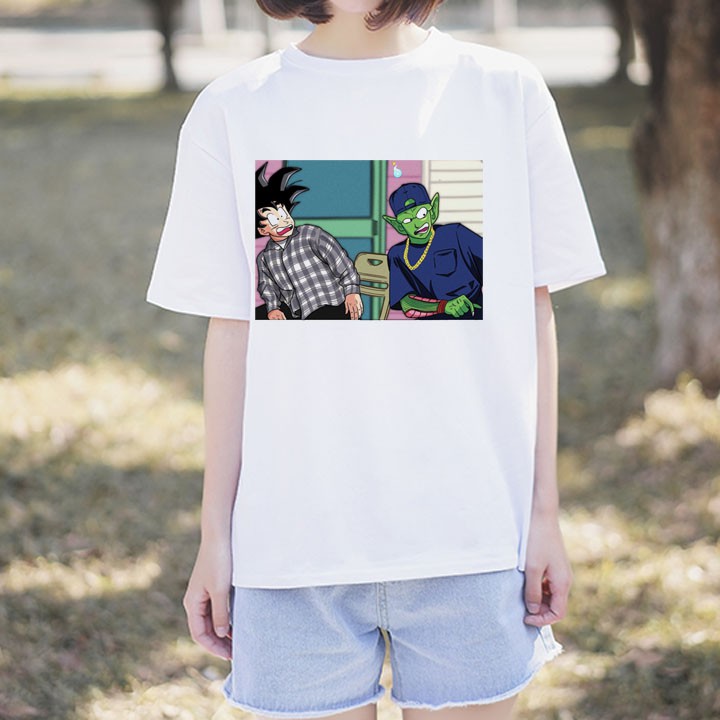 ÁO THUN TAY LỠ NAM NỮ SONGOKU FUNNY