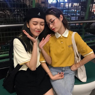 Áo cổ bẻ thêu You
