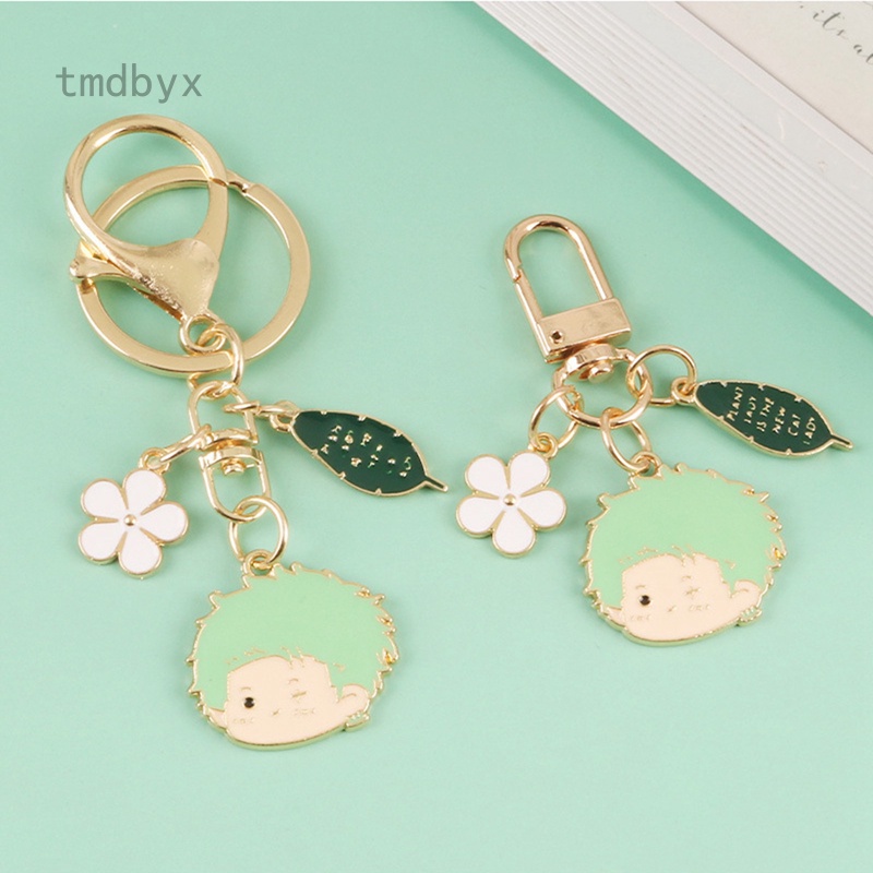 Tmdbyx Móc khóa hợp kim họa tiết hoạt hình xinh xắn