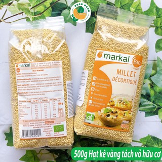 Hạt kê vàng hữu cơ đã tách vỏ Markal/Sottlestelle 500g