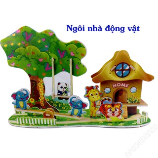 Bộ Xếp Hình 3d Puzzle Cho Bé