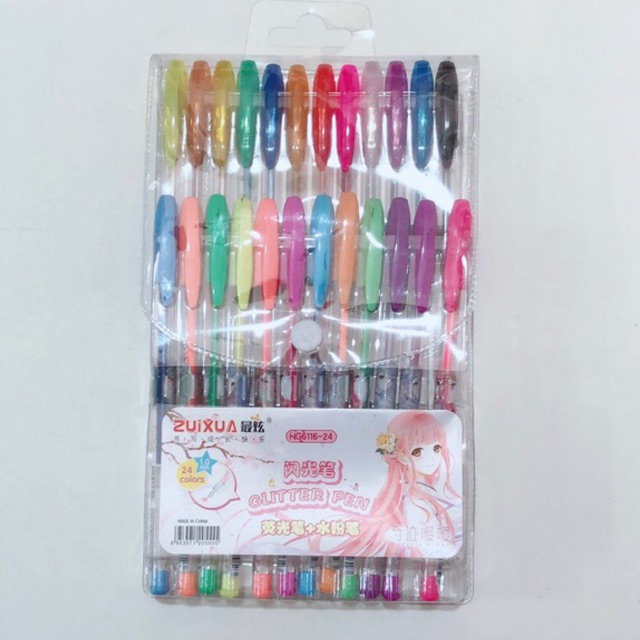 Bút nhũ 24 màu (24 cây)